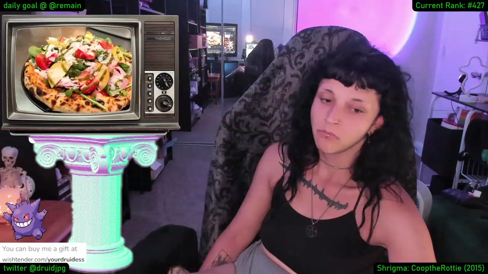 Gallery image thumbnail from YourDruidess's myfreecams stream on, 08/25/2023, 08:35 image 17 of 20