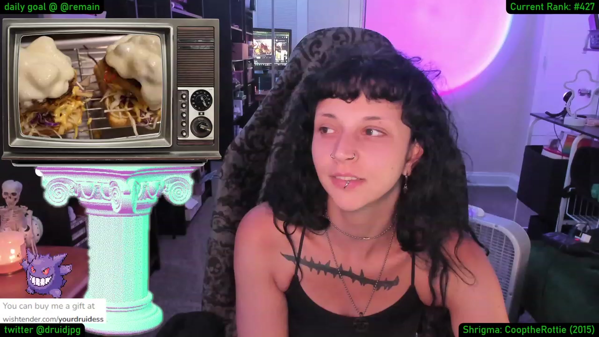 Gallery image thumbnail from YourDruidess's myfreecams stream on, 08/25/2023, 08:35 image 8 of 20