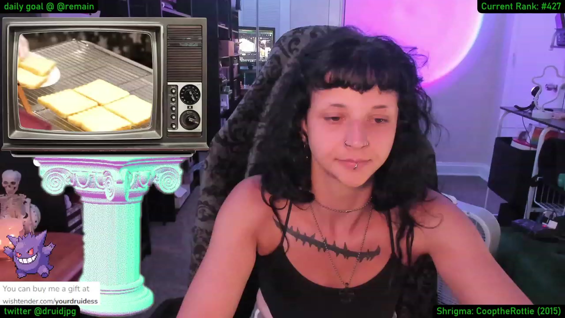 Gallery image thumbnail from YourDruidess's myfreecams stream on, 08/25/2023, 08:35 image 5 of 20