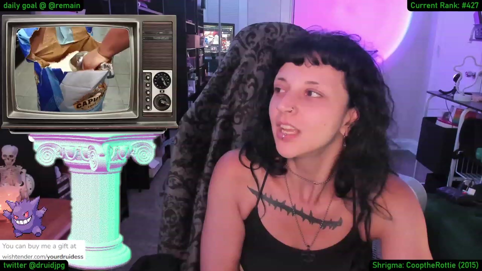 Gallery image thumbnail from YourDruidess's myfreecams stream on, 08/25/2023, 08:35 image 11 of 20