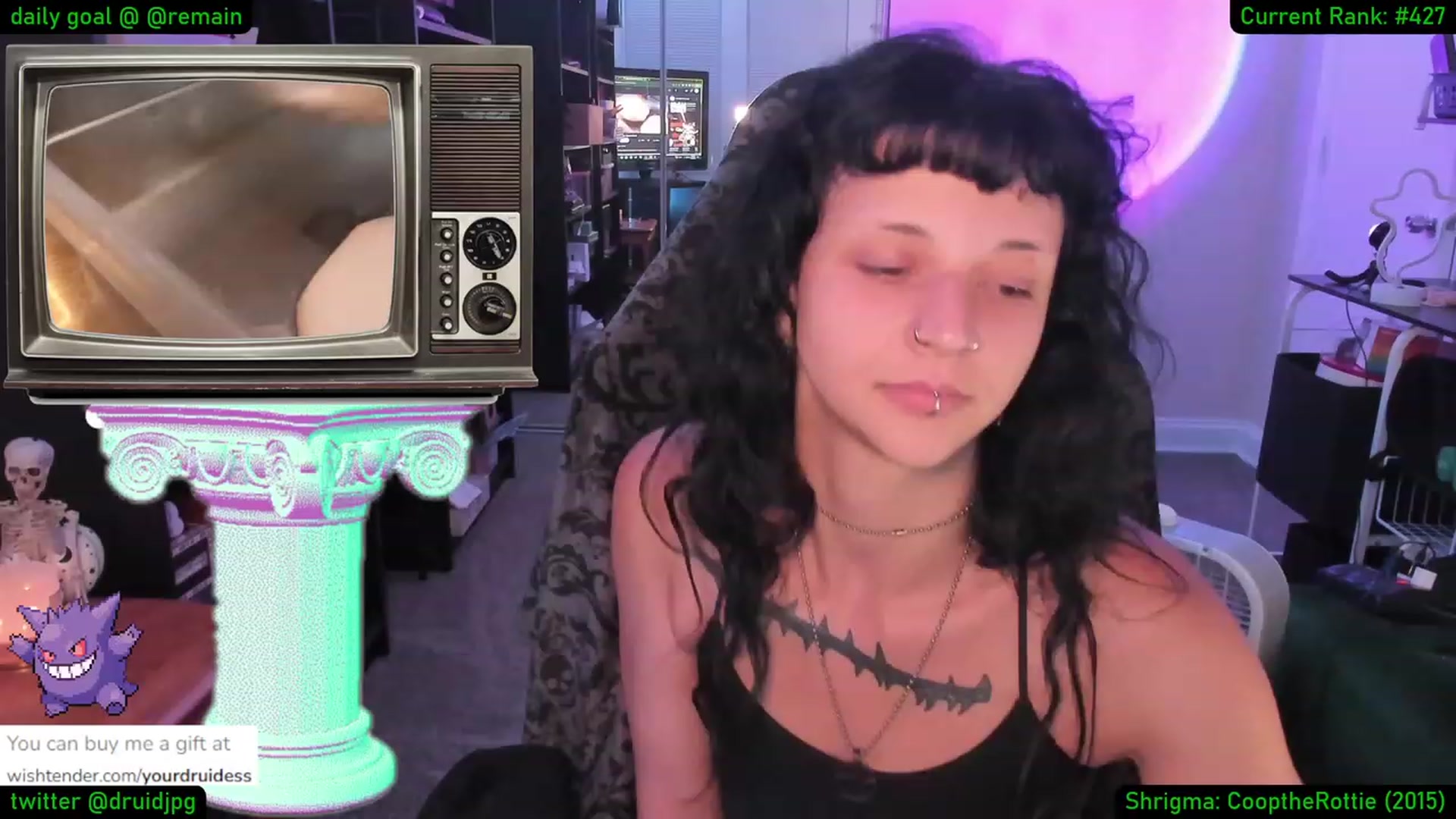 Gallery image thumbnail from YourDruidess's myfreecams stream on, 08/25/2023, 08:35 image 19 of 20