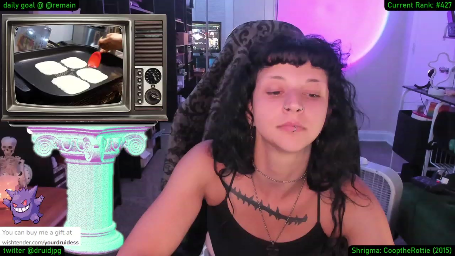 Gallery image thumbnail from YourDruidess's myfreecams stream on, 08/25/2023, 08:35 image 7 of 20