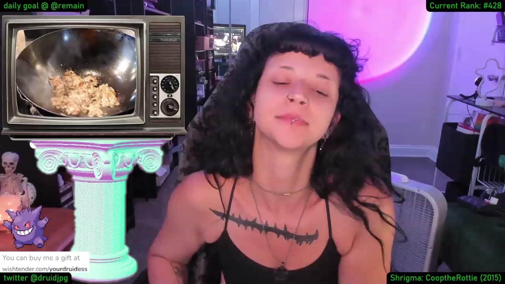 Gallery image thumbnail from YourDruidess's myfreecams stream on, 08/25/2023, 08:35 image 3 of 20