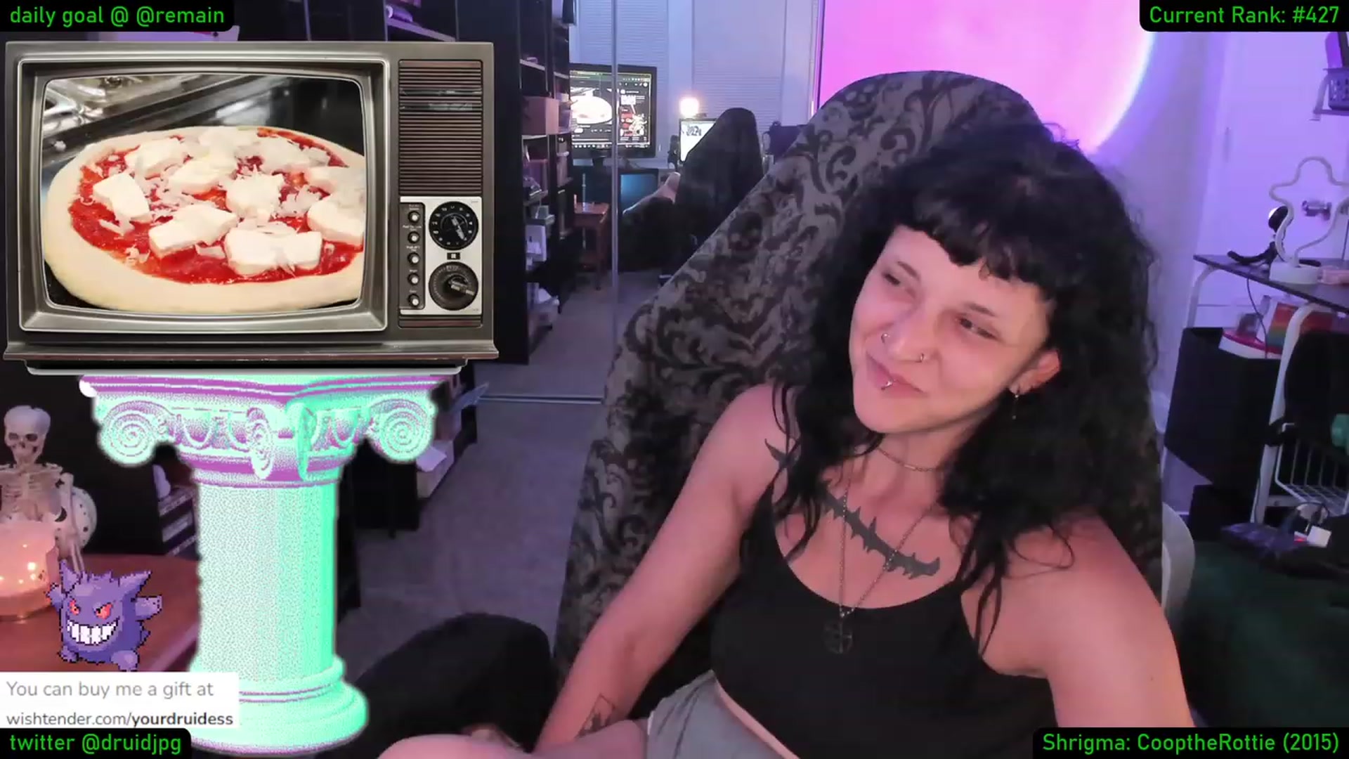 Gallery image thumbnail from YourDruidess's myfreecams stream on, 08/25/2023, 08:35 image 16 of 20