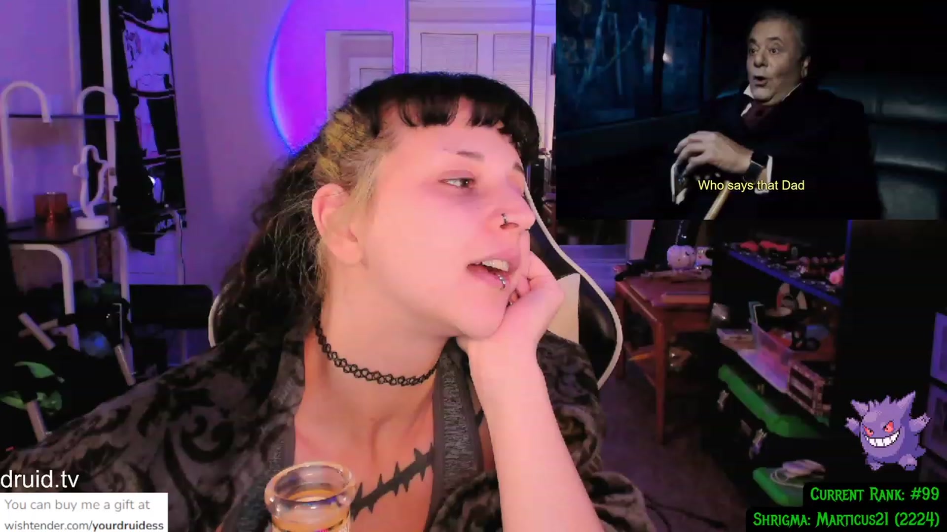 Gallery image thumbnail from YourDruidess's myfreecams stream on, 01/02/2024, 08:11 image 12 of 20