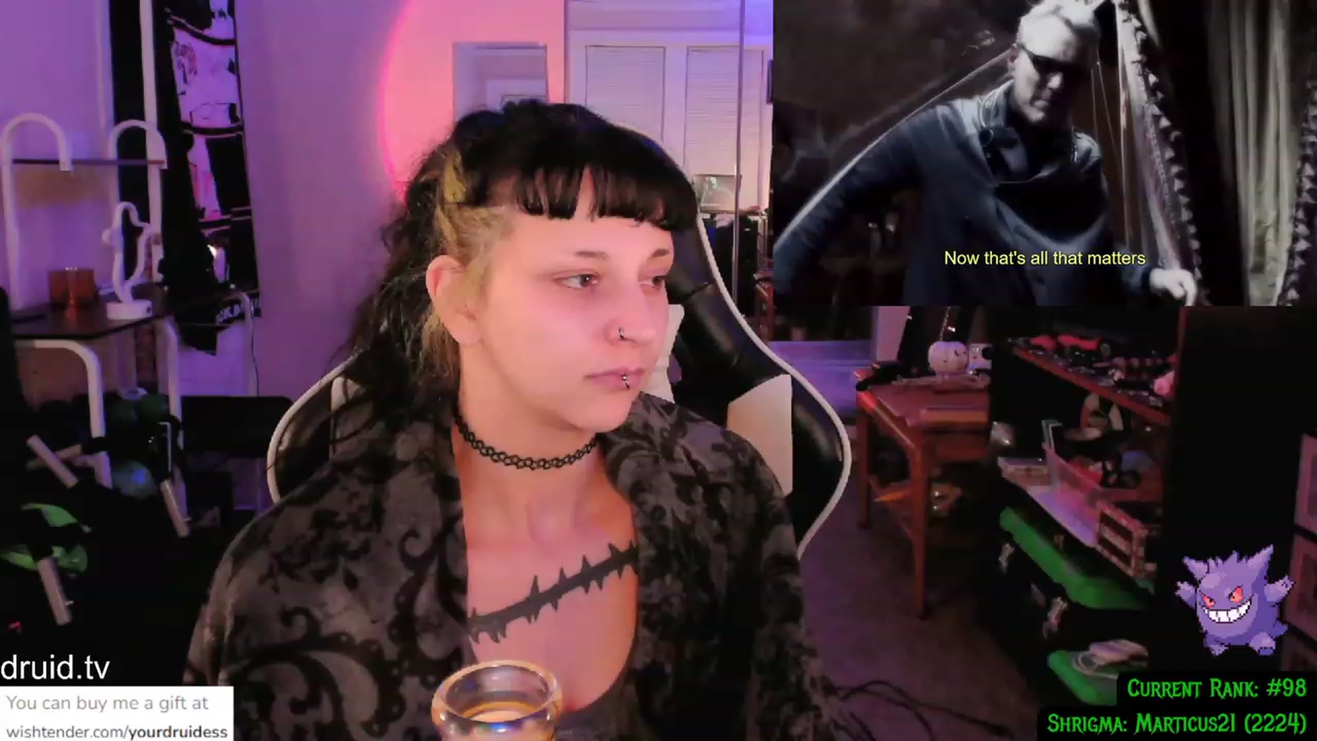 Gallery image thumbnail from YourDruidess's myfreecams stream on, 01/02/2024, 08:11 image 3 of 20
