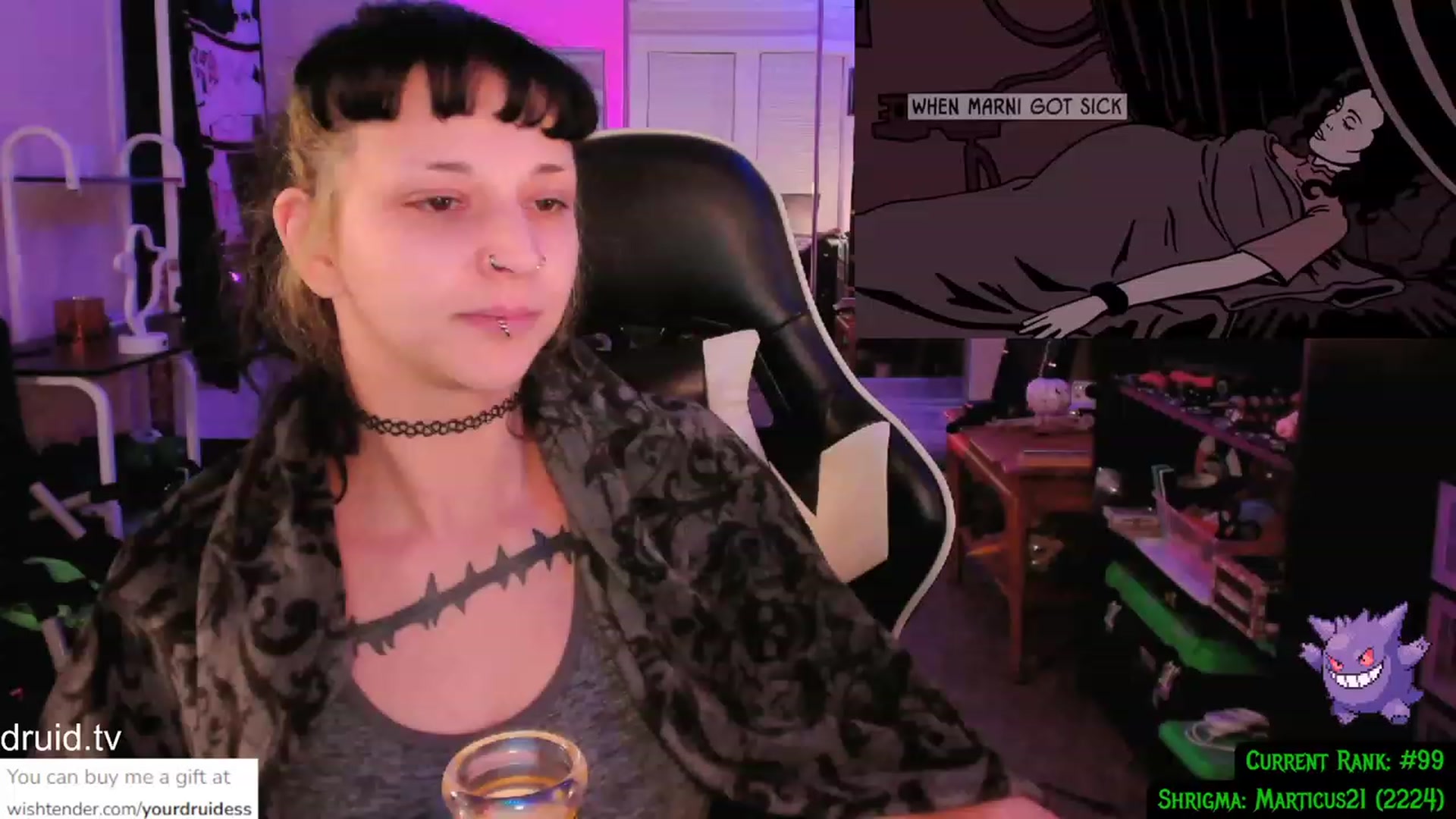Gallery image thumbnail from YourDruidess's myfreecams stream on, 01/02/2024, 08:11 image 10 of 20