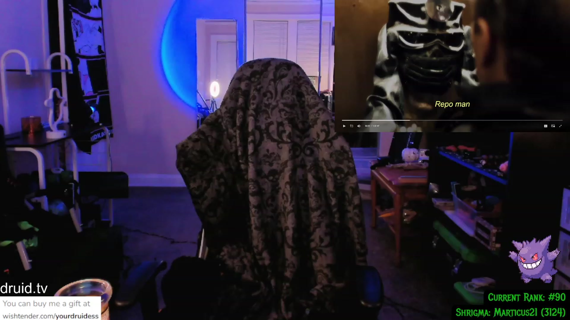 Gallery image thumbnail from YourDruidess's myfreecams stream on, 01/02/2024, 08:11 image 14 of 20