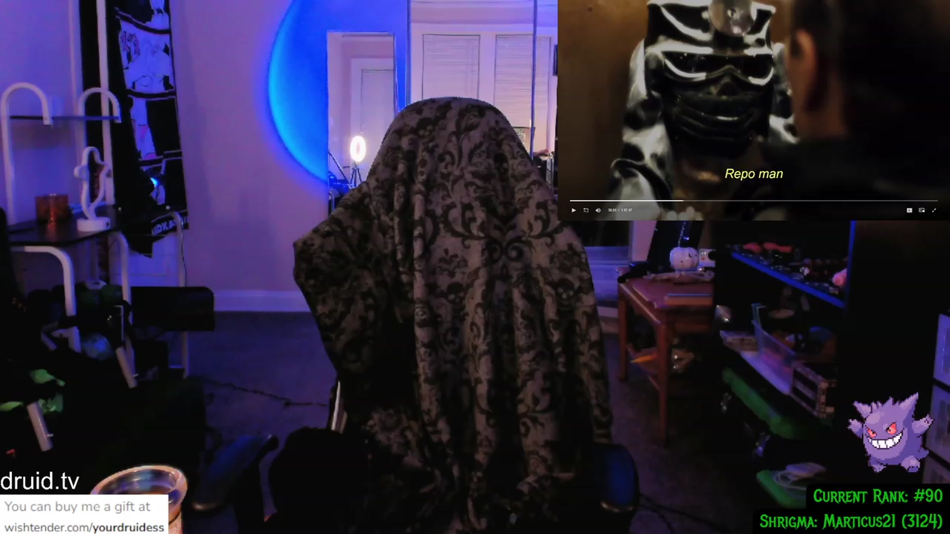 Gallery image thumbnail from YourDruidess's myfreecams stream on, 01/02/2024, 08:11 image 15 of 20