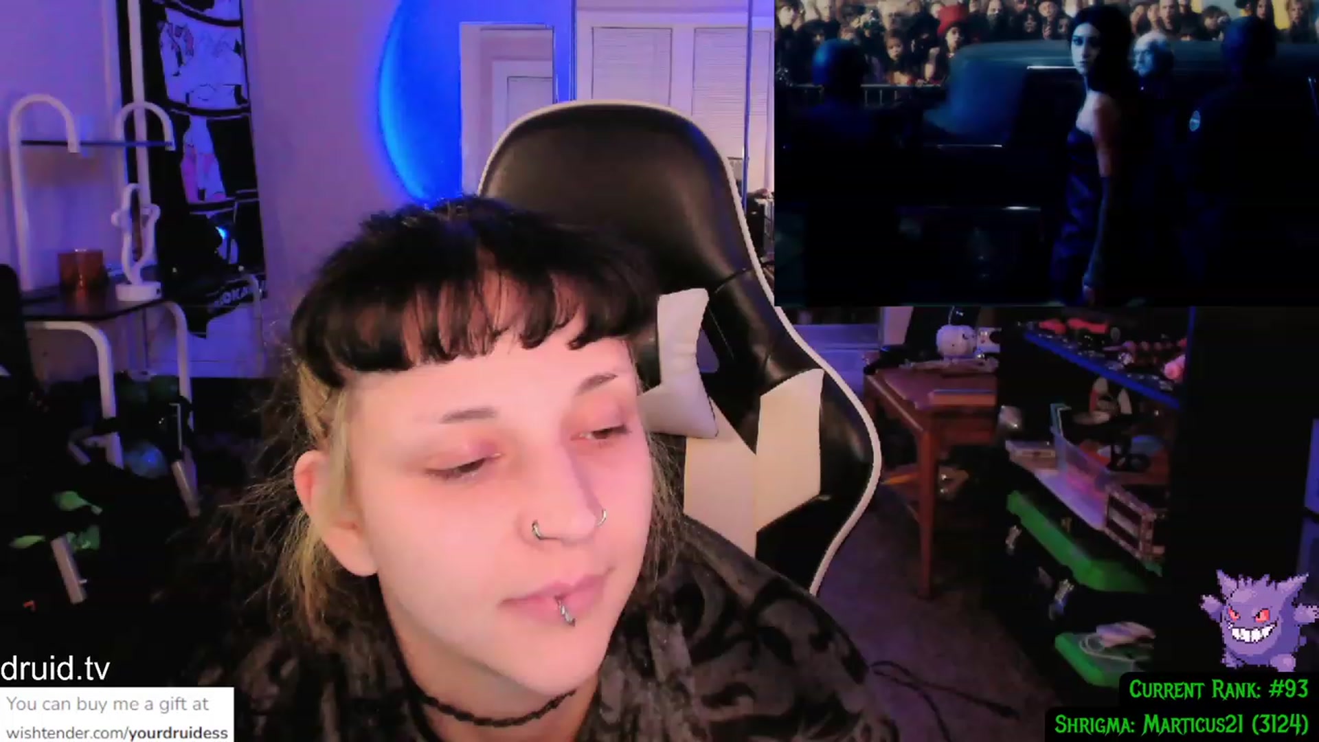 Gallery image thumbnail from YourDruidess's myfreecams stream on, 01/02/2024, 09:02 image 20 of 20