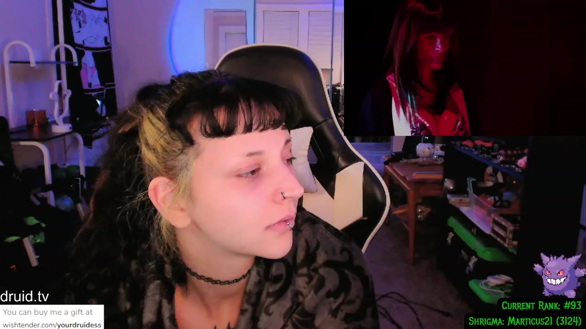 Gallery image thumbnail from YourDruidess's myfreecams stream on, 01/02/2024, 09:02 image 18 of 20