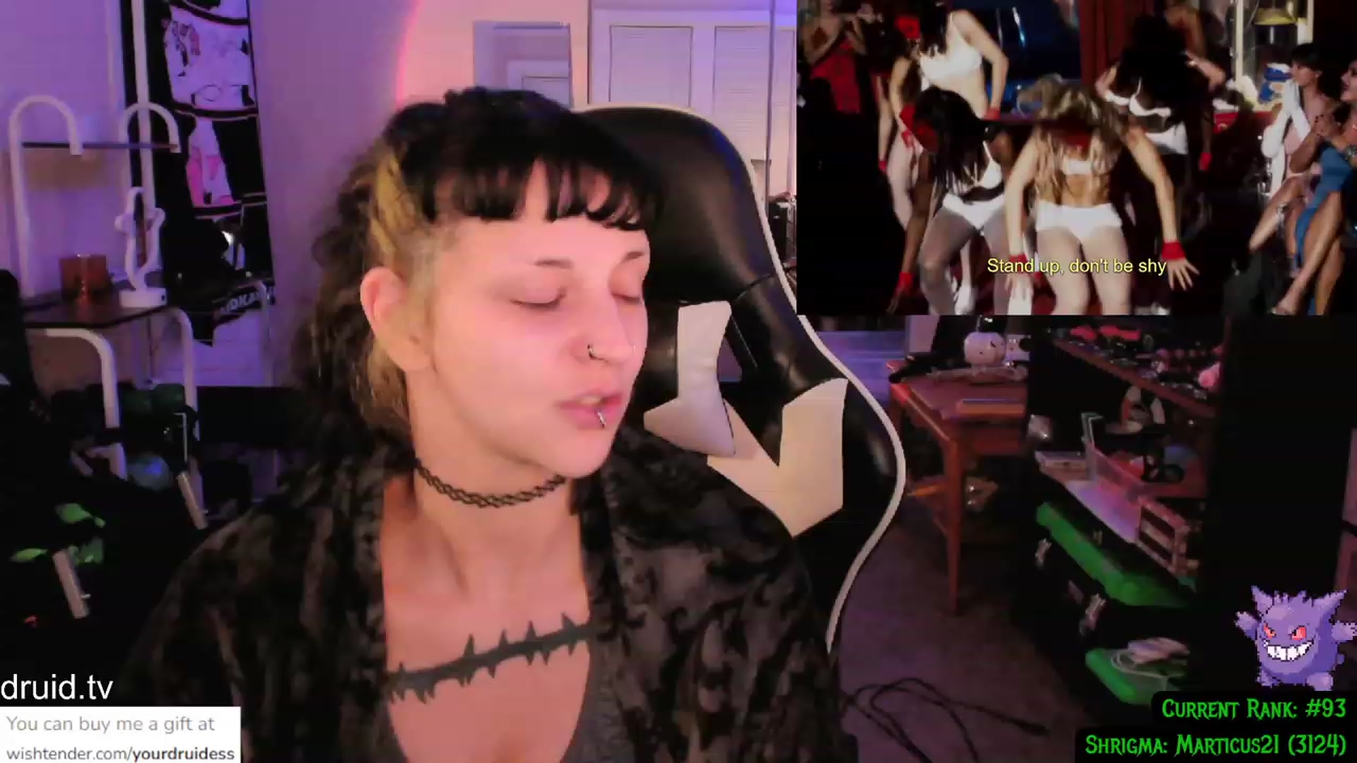 Gallery image thumbnail from YourDruidess's myfreecams stream on, 01/02/2024, 09:02 image 11 of 20