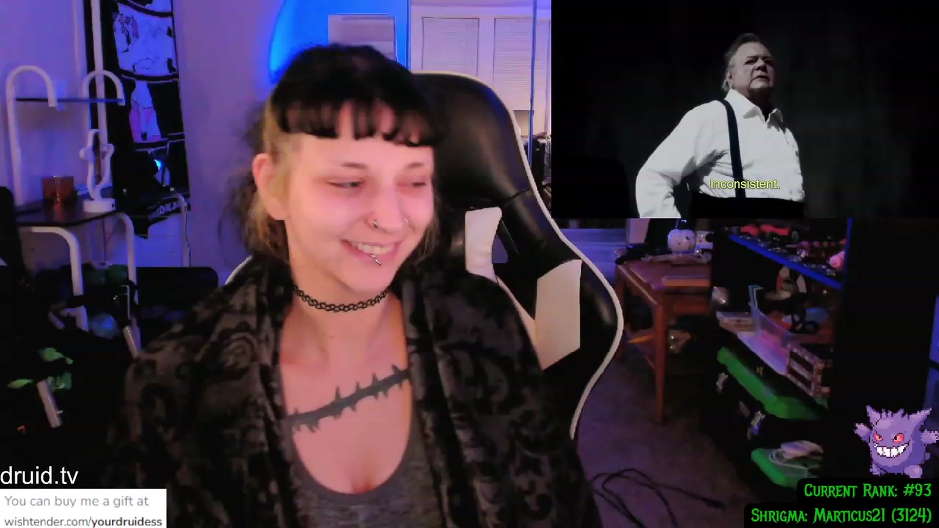 Gallery image thumbnail from YourDruidess's myfreecams stream on, 01/02/2024, 09:02 image 8 of 20