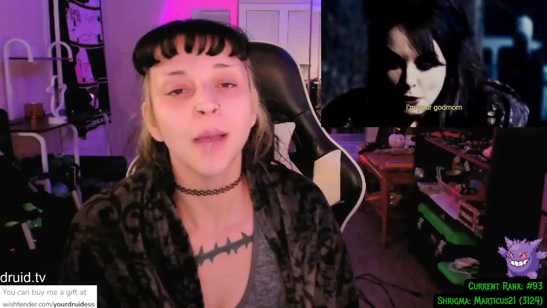 Gallery image thumbnail from YourDruidess's myfreecams stream on, 01/02/2024, 09:02 image 4 of 20