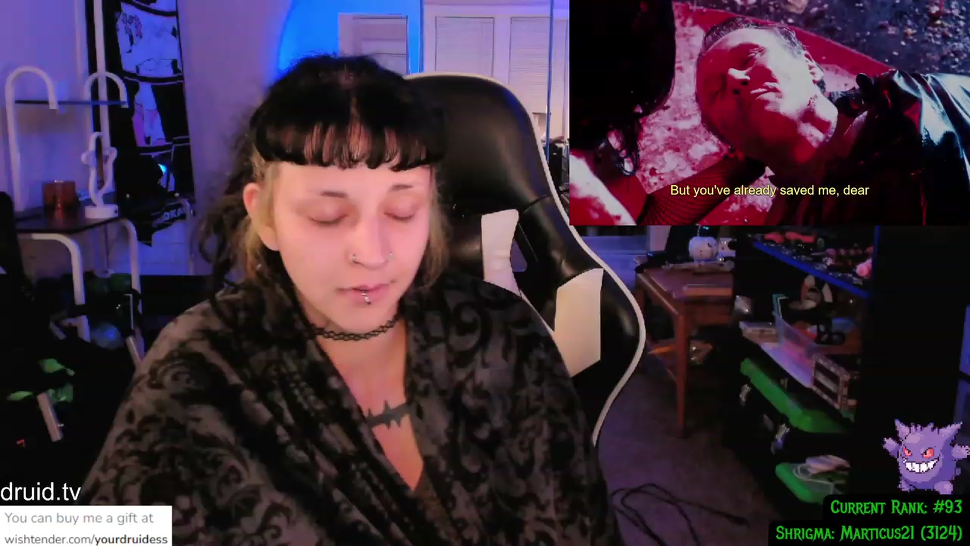 Gallery image thumbnail from YourDruidess's myfreecams stream on, 01/02/2024, 09:02 image 19 of 20