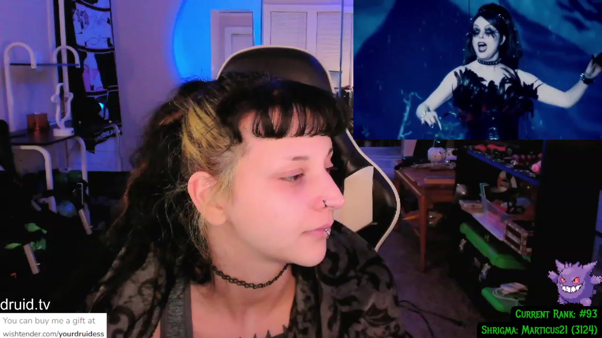 Gallery image thumbnail from YourDruidess's myfreecams stream on, 01/02/2024, 09:02 image 13 of 20