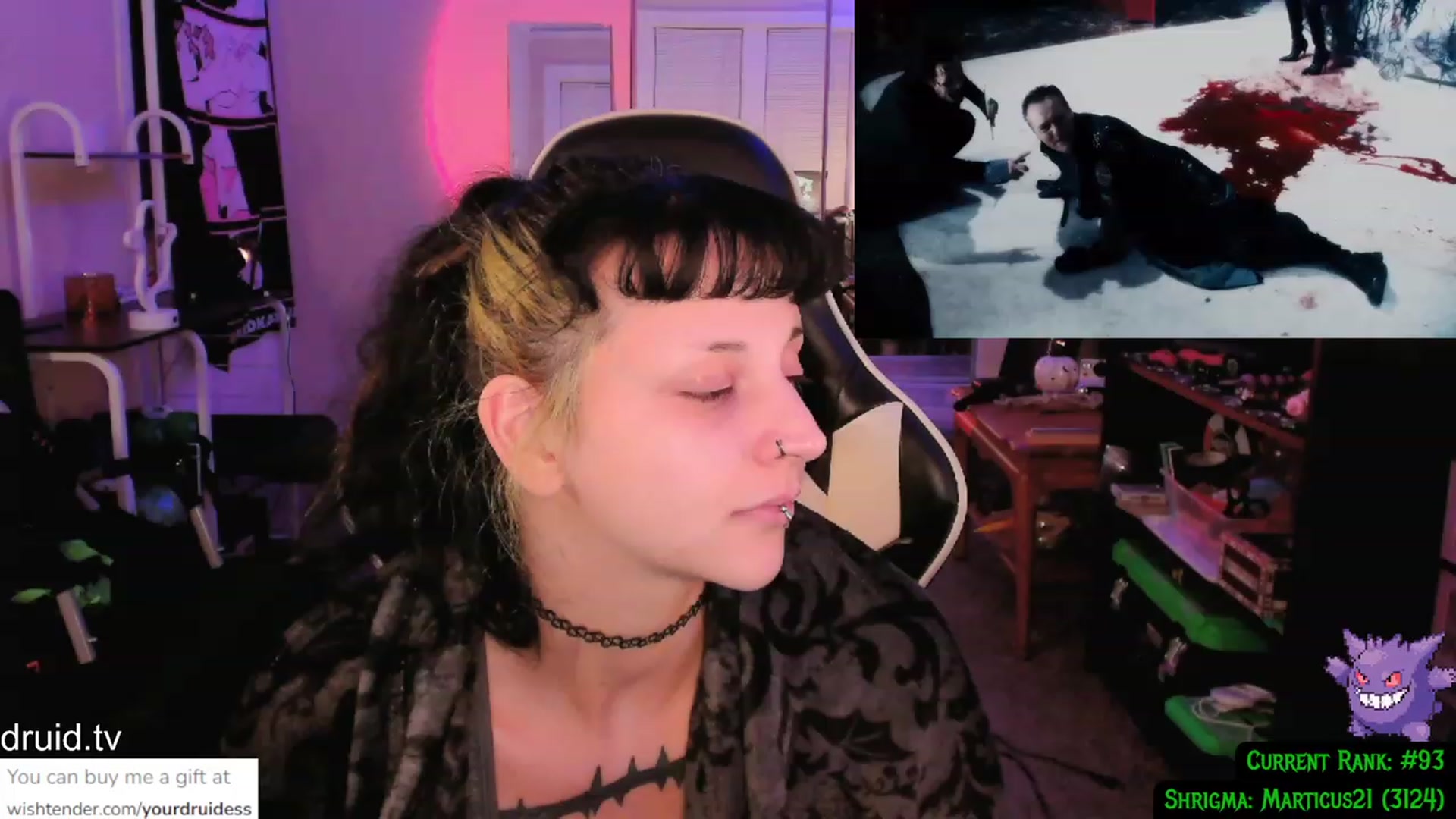 Gallery image thumbnail from YourDruidess's myfreecams stream on, 01/02/2024, 09:02 image 16 of 20