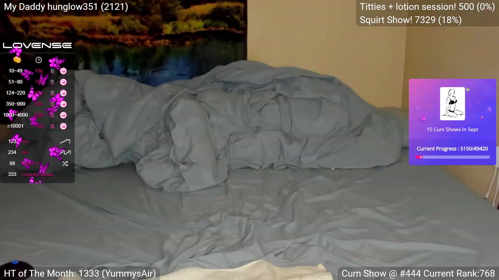 Gallery image thumbnail from YummyDuchass's myfreecams stream on, 08/15/2023, 04:37 image 4 of 20