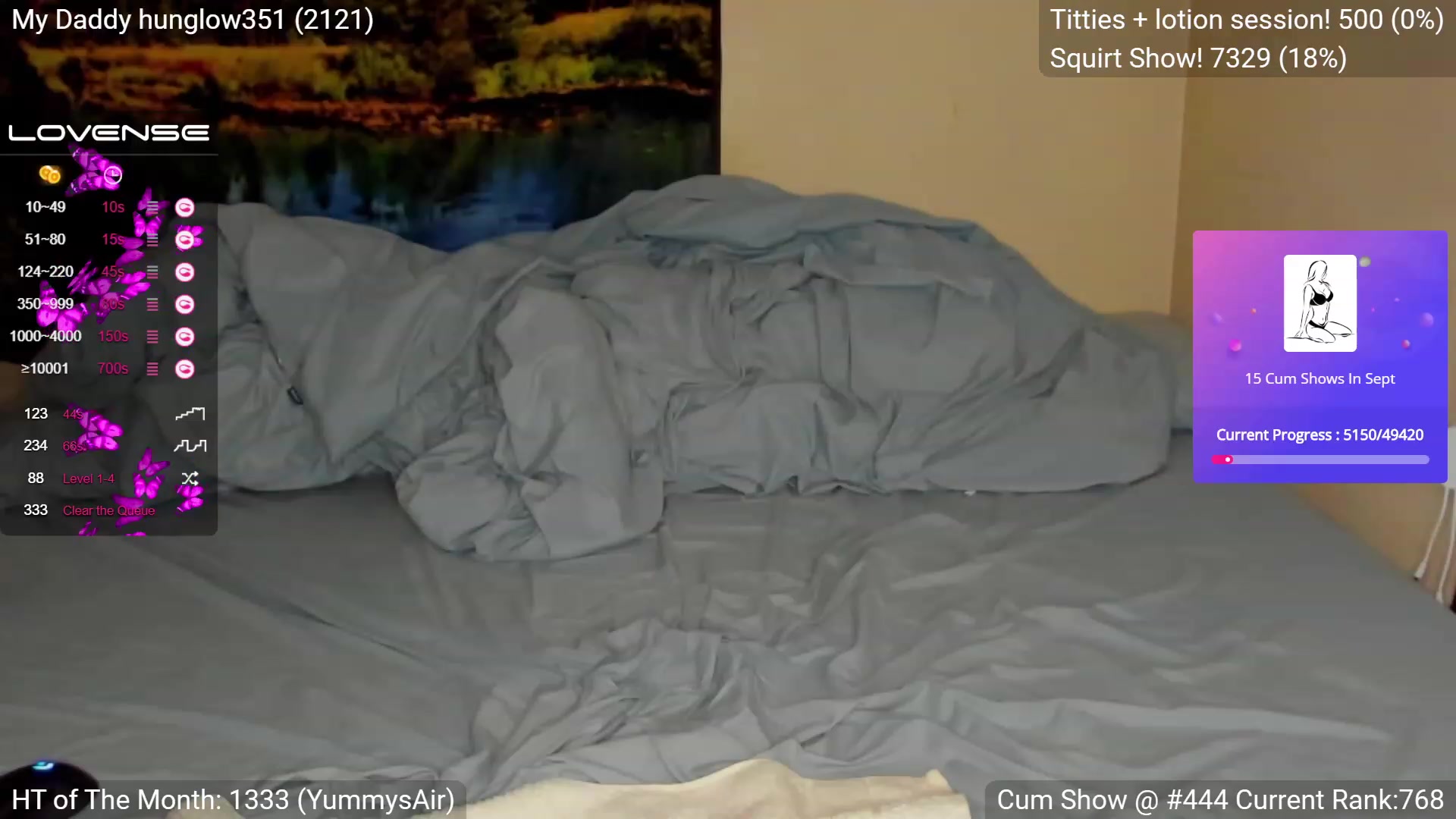 Gallery image thumbnail from YummyDuchass's myfreecams stream on, 08/15/2023, 04:37 image 6 of 20