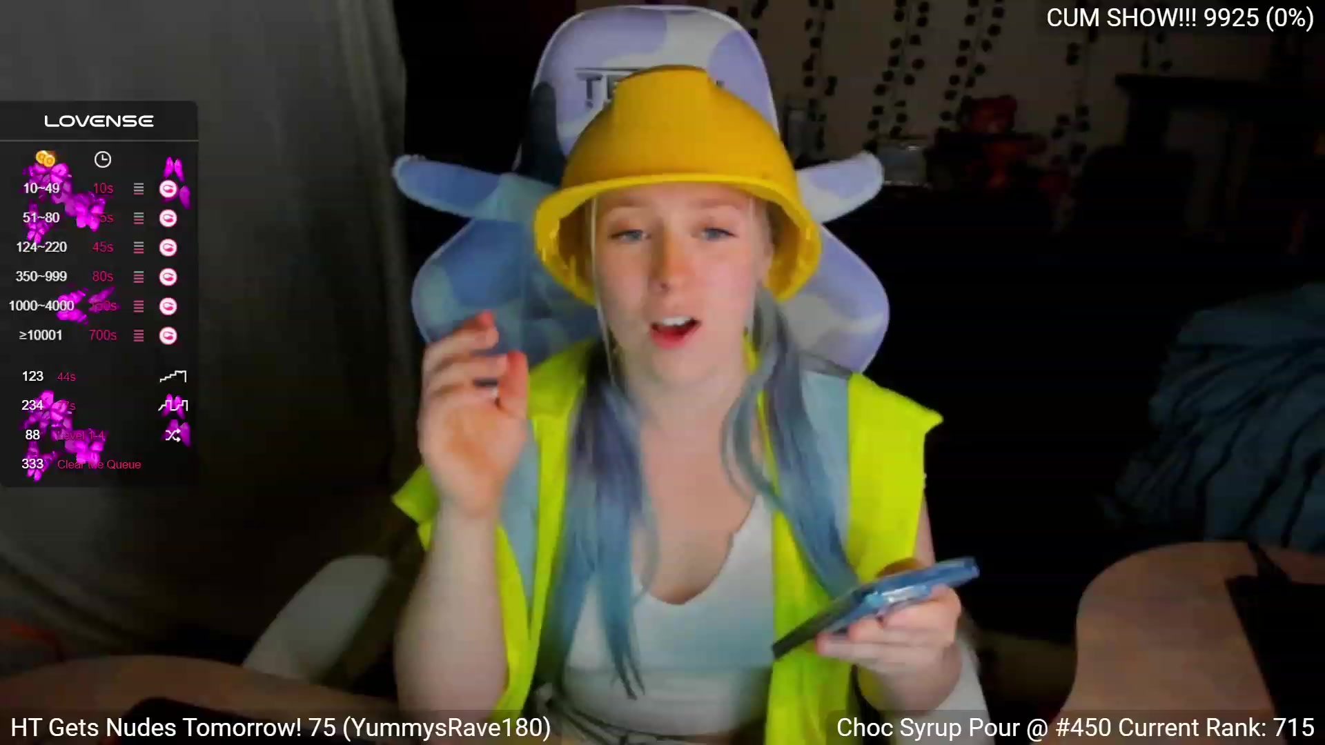 Gallery image thumbnail from YummyDuchass's myfreecams stream on, 10/19/2023, 04:14 image 1 of 20