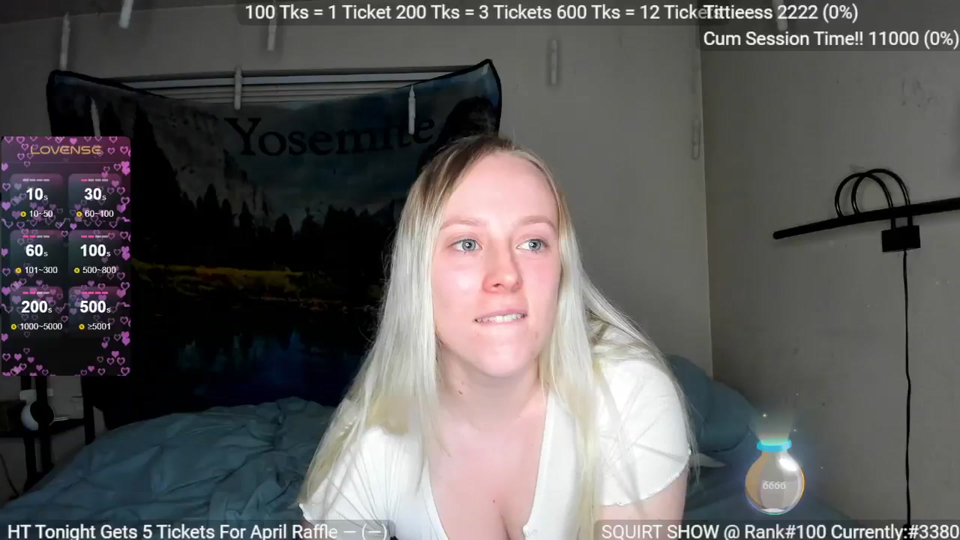 Gallery image thumbnail from YummyDuchass's myfreecams stream on, 04/02/2024, 06:30 image 1 of 20
