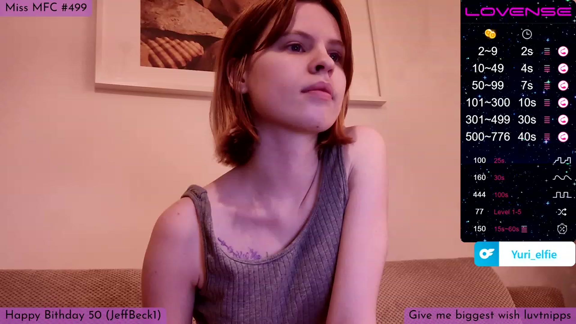 Gallery image thumbnail from Yuri_elfie's myfreecams stream on, 01/31/2023, 03:18 image 19 of 20