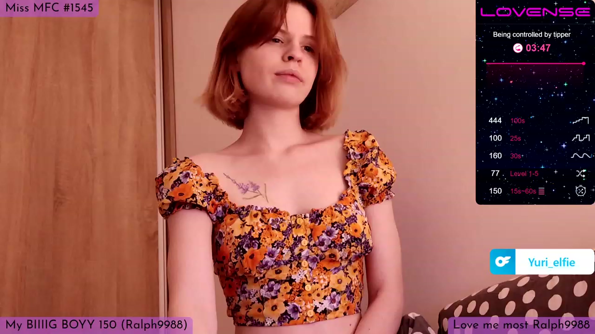 Gallery image thumbnail from Yuri_elfie's myfreecams stream on, 02/04/2023, 02:10 image 18 of 20