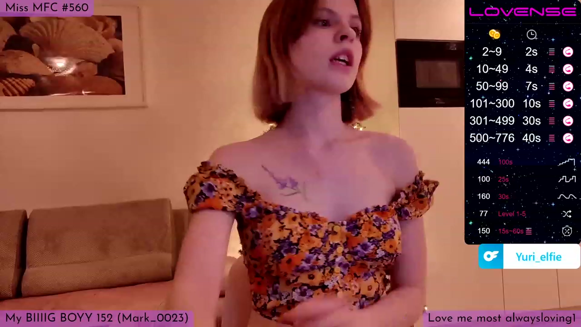 Gallery image thumbnail from Yuri_elfie's myfreecams stream on, 02/06/2023, 24:02 image 14 of 20