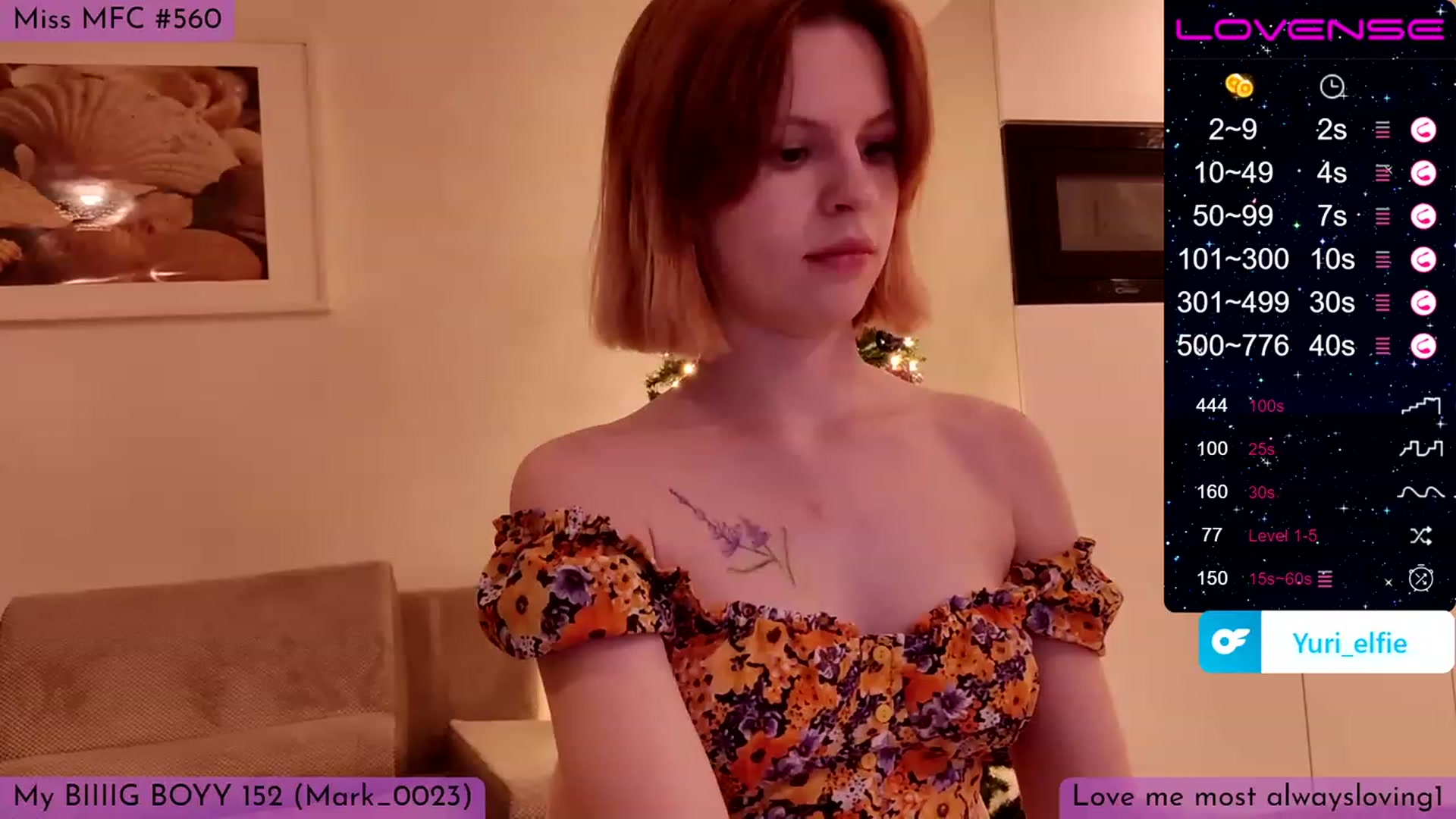 Gallery image thumbnail from Yuri_elfie's myfreecams stream on, 02/06/2023, 24:02 image 15 of 20