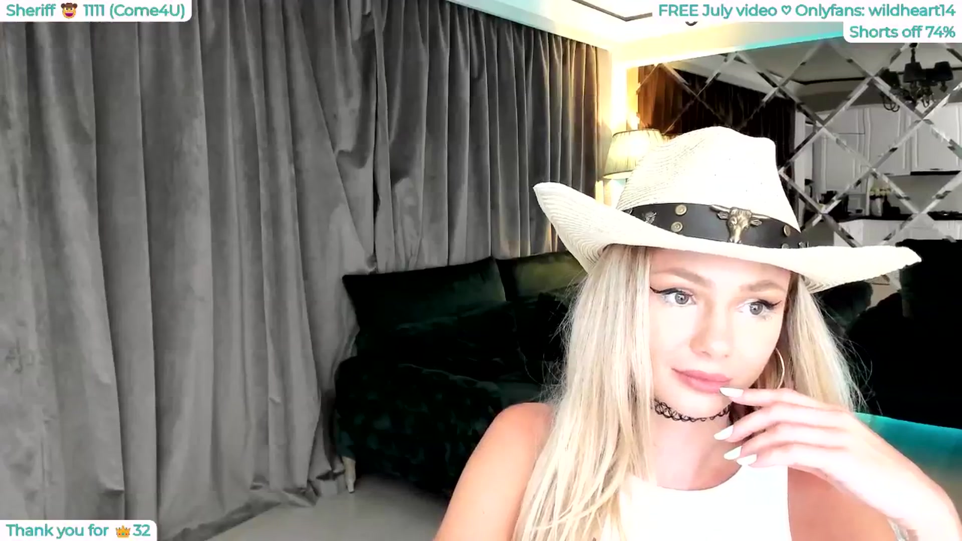 Gallery image thumbnail from Yveline's myfreecams stream on, 07/09/2025, 20:40 image 19 of 20