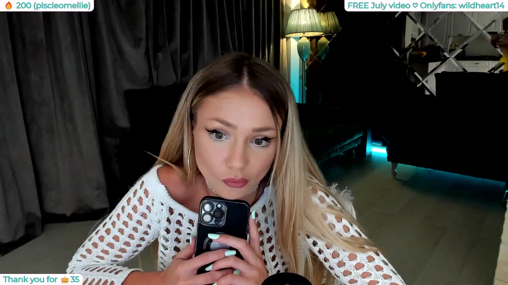 Gallery image thumbnail from Yveline's myfreecams stream on, 07/14/2025, 20:06 image 9 of 20