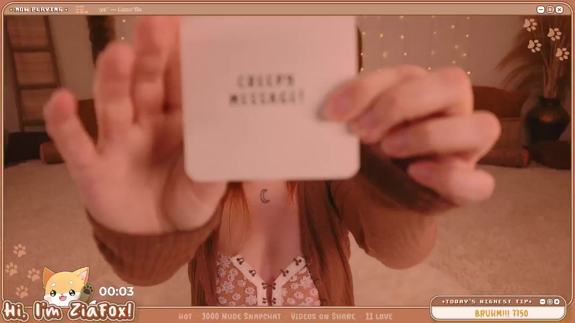 Gallery image thumbnail from ZiaFox's myfreecams stream on, 03/02/2025, 01:16 image 4 of 20