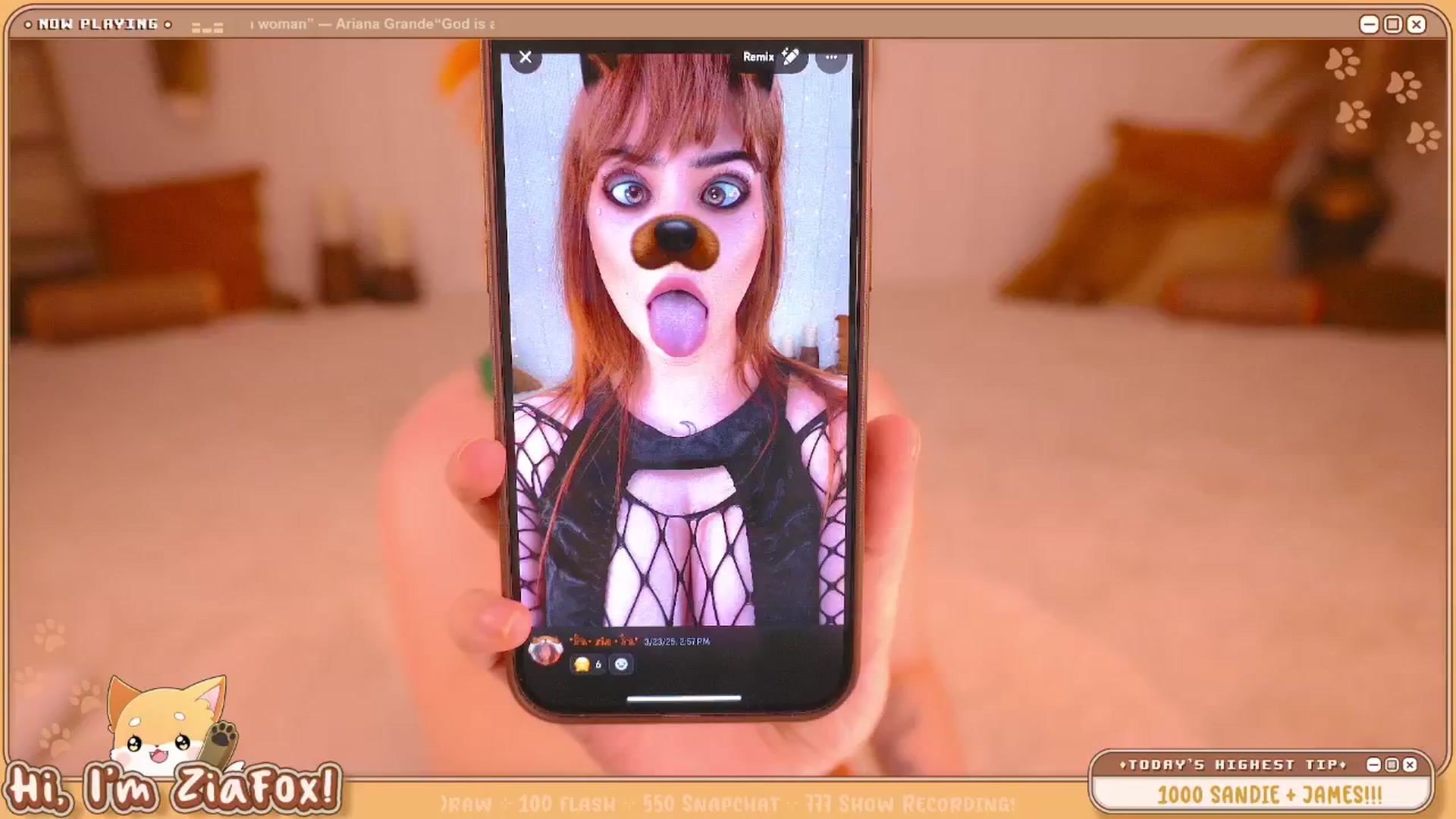 Gallery image thumbnail from ZiaFox's myfreecams stream on, 03/27/2025, 24:07 image 6 of 20