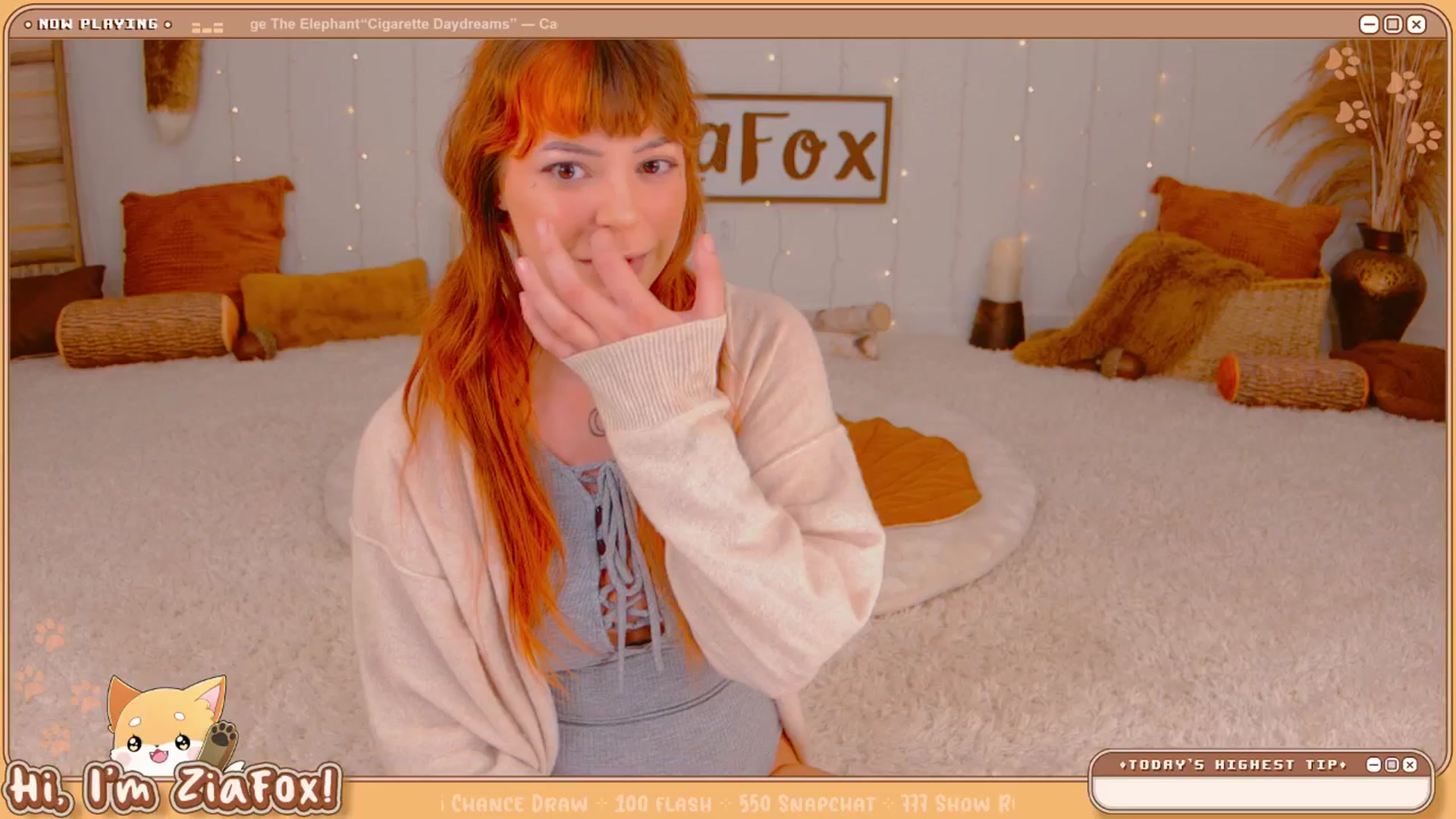 Gallery image thumbnail from ZiaFox's myfreecams stream on, 07/12/2025, 20:59 image 4 of 20