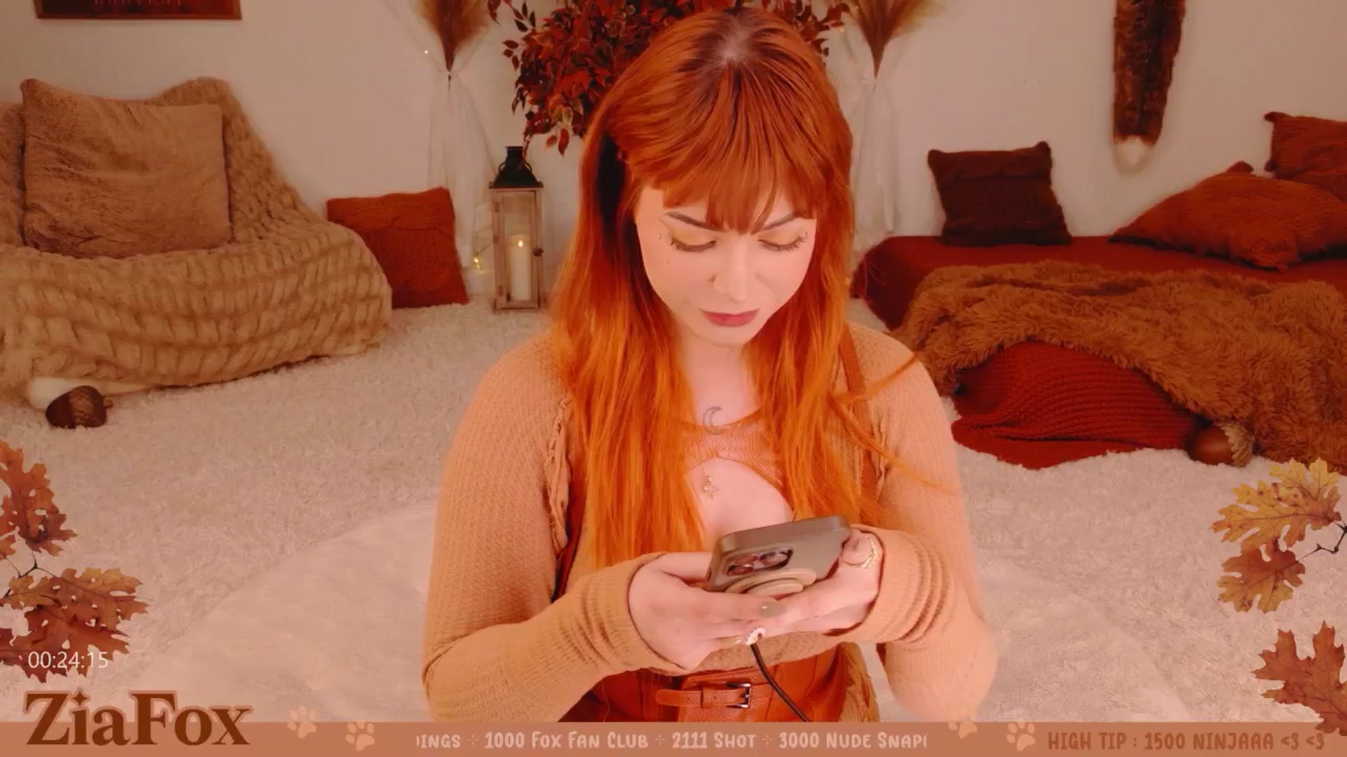 Gallery image thumbnail from ZiaFox's myfreecams stream on, 11/21/2025, 01:11 image 18 of 20