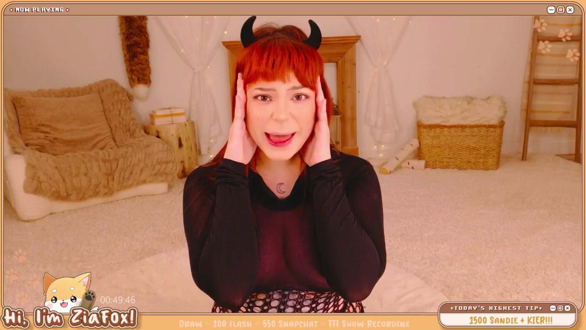 Gallery image thumbnail from ZiaFox's myfreecams stream on, 02/24/2026, 04:10 image 9 of 20