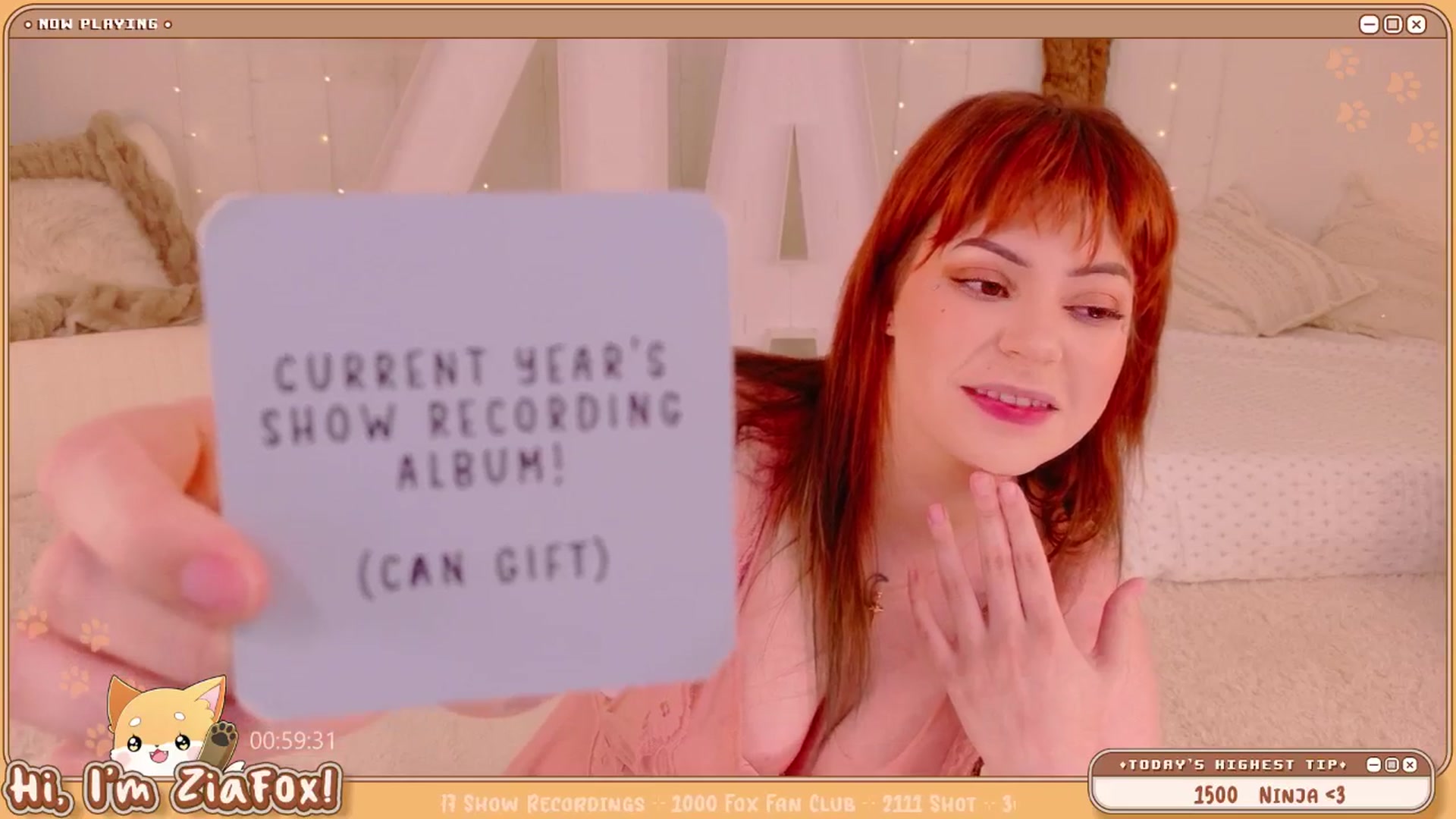 Gallery image thumbnail from ZiaFox's myfreecams stream on, 04/10/2026, 01:55 image 4 of 20