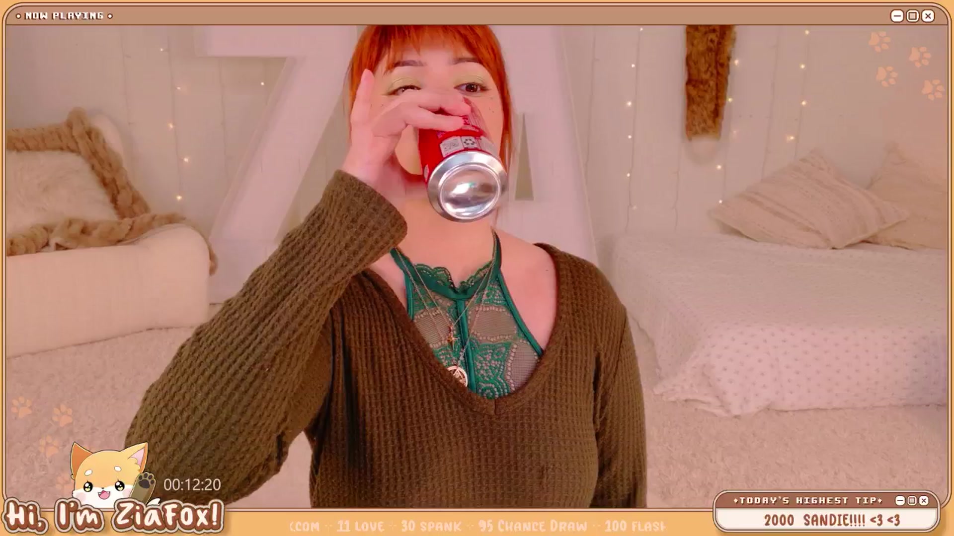 Gallery image thumbnail from ZiaFox's myfreecams stream on, 04/11/2026, 01:00 image 1 of 20
