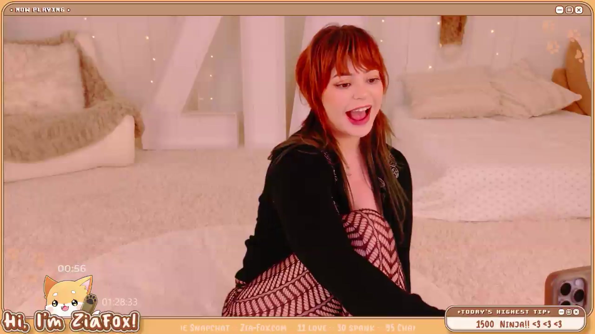 Gallery image thumbnail from ZiaFox's myfreecams stream on, 04/20/2026, 01:17 image 6 of 20