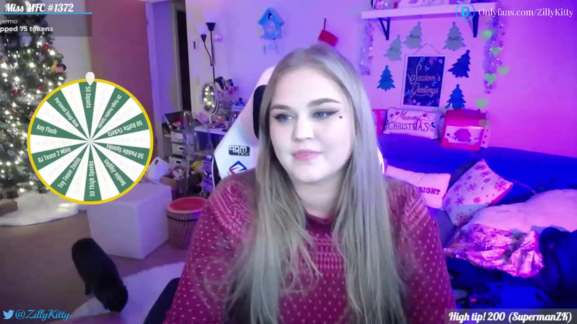 Gallery image thumbnail from ZillyKitty's myfreecams stream on, 12/30/2022, 20:16 image 7 of 20