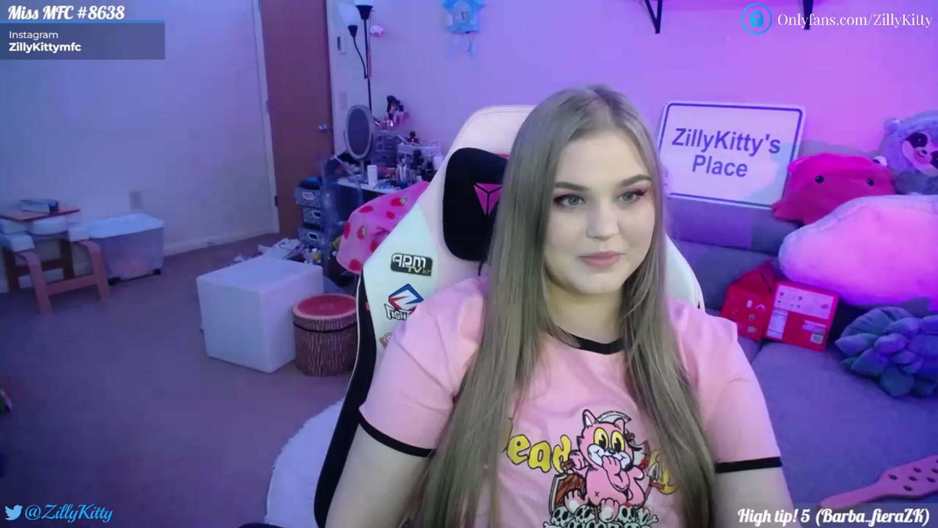 Gallery image thumbnail from ZillyKitty's myfreecams stream on, 01/06/2023, 24:11 image 3 of 20