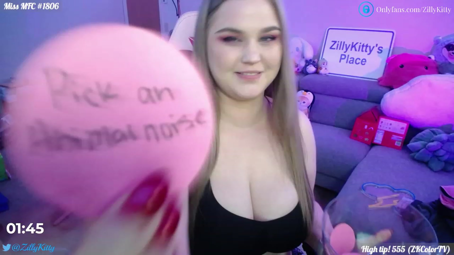 Gallery image thumbnail from ZillyKitty's myfreecams stream on, 01/06/2023, 01:46 image 19 of 20