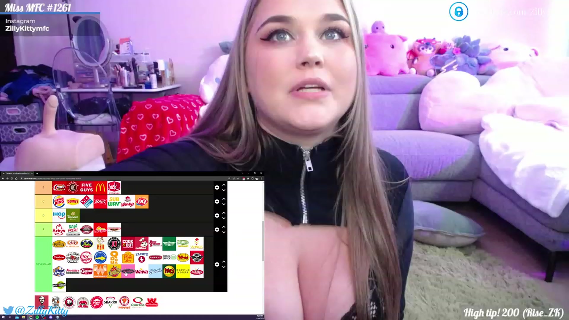 Gallery image thumbnail from ZillyKitty's myfreecams stream on, 01/31/2023, 24:52 image 2 of 20