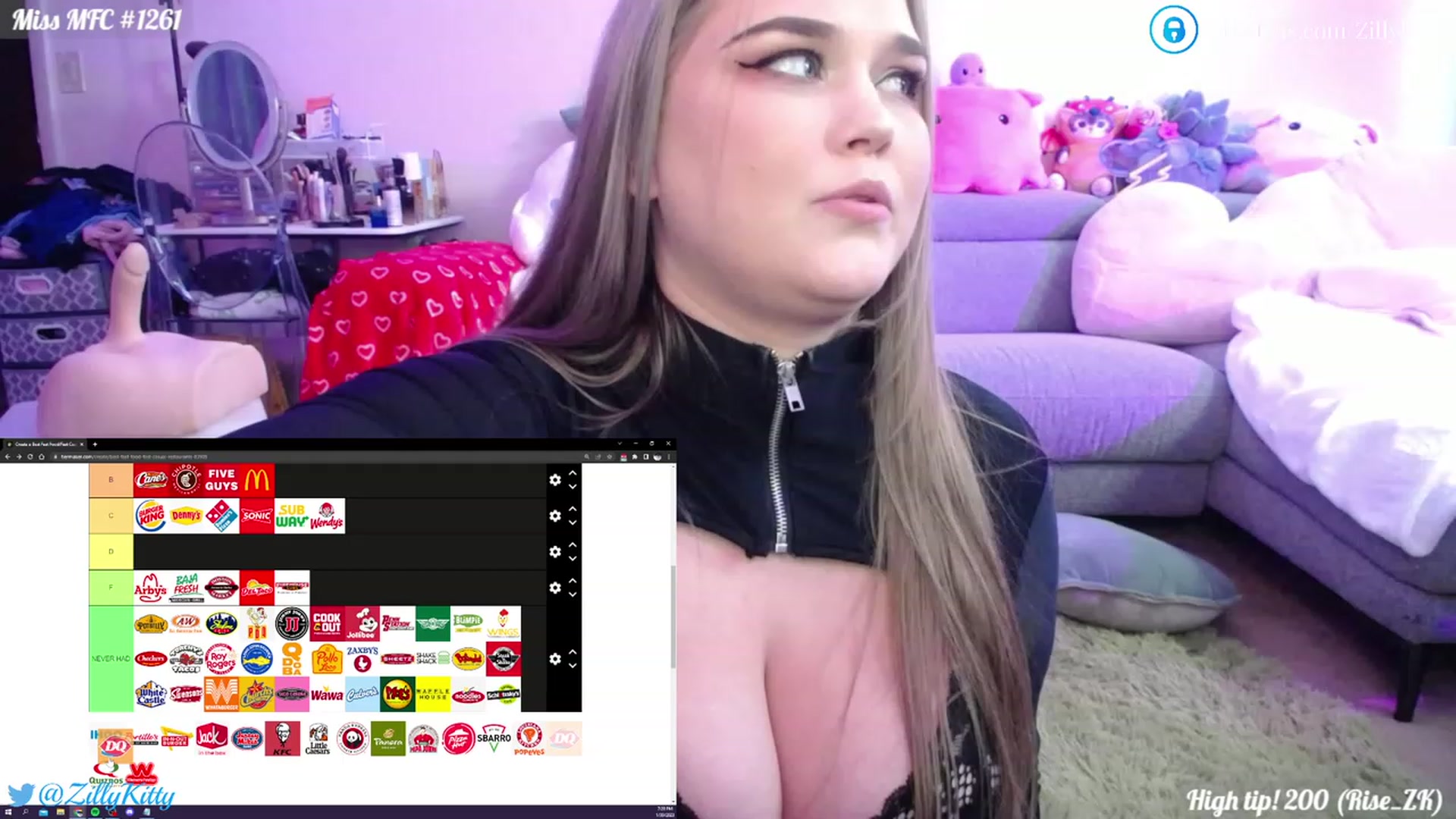 Gallery image thumbnail from ZillyKitty's myfreecams stream on, 01/31/2023, 24:52 image 1 of 20