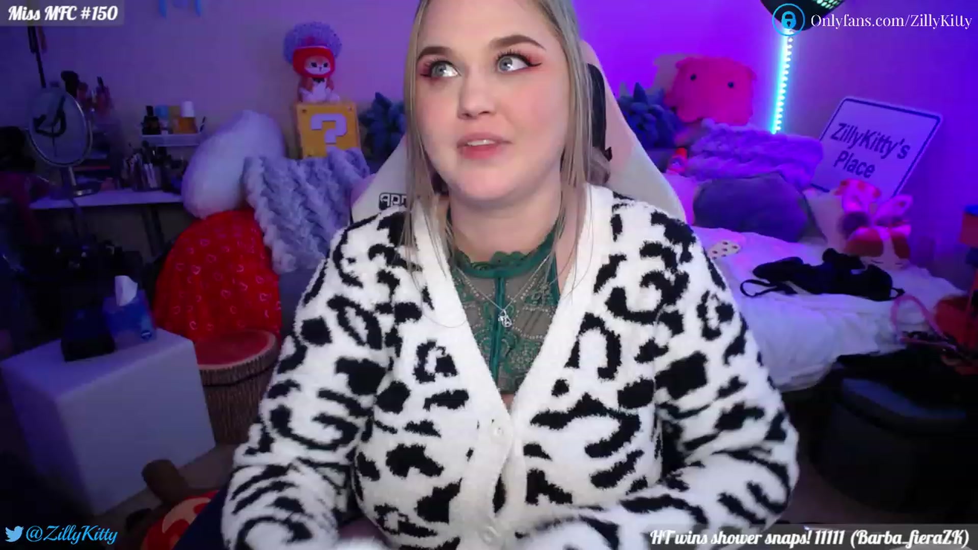 Gallery image thumbnail from ZillyKitty's myfreecams stream on, 03/11/2023, 02:55 image 17 of 20