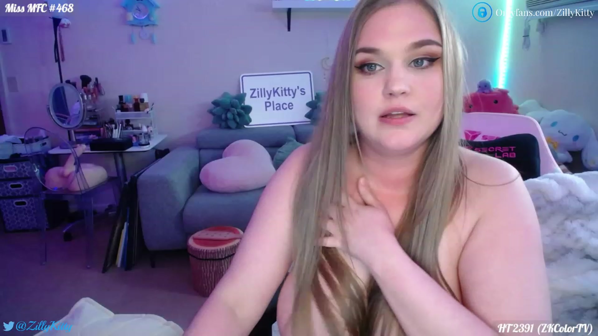 Gallery image thumbnail from ZillyKitty's myfreecams stream on, 04/06/2023, 02:59 image 16 of 20