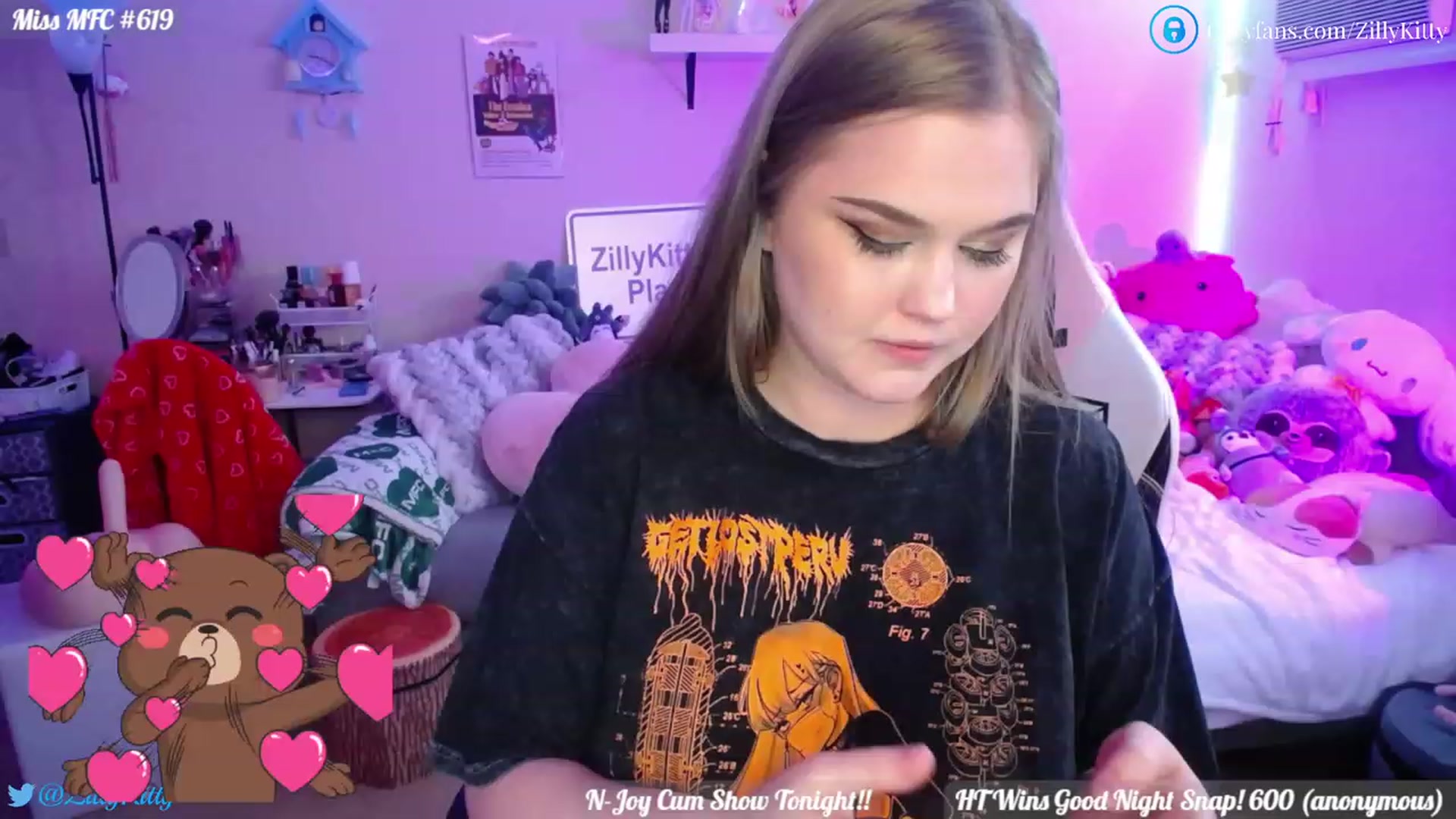 Gallery image thumbnail from ZillyKitty's myfreecams stream on, 04/16/2023, 02:26 image 20 of 20