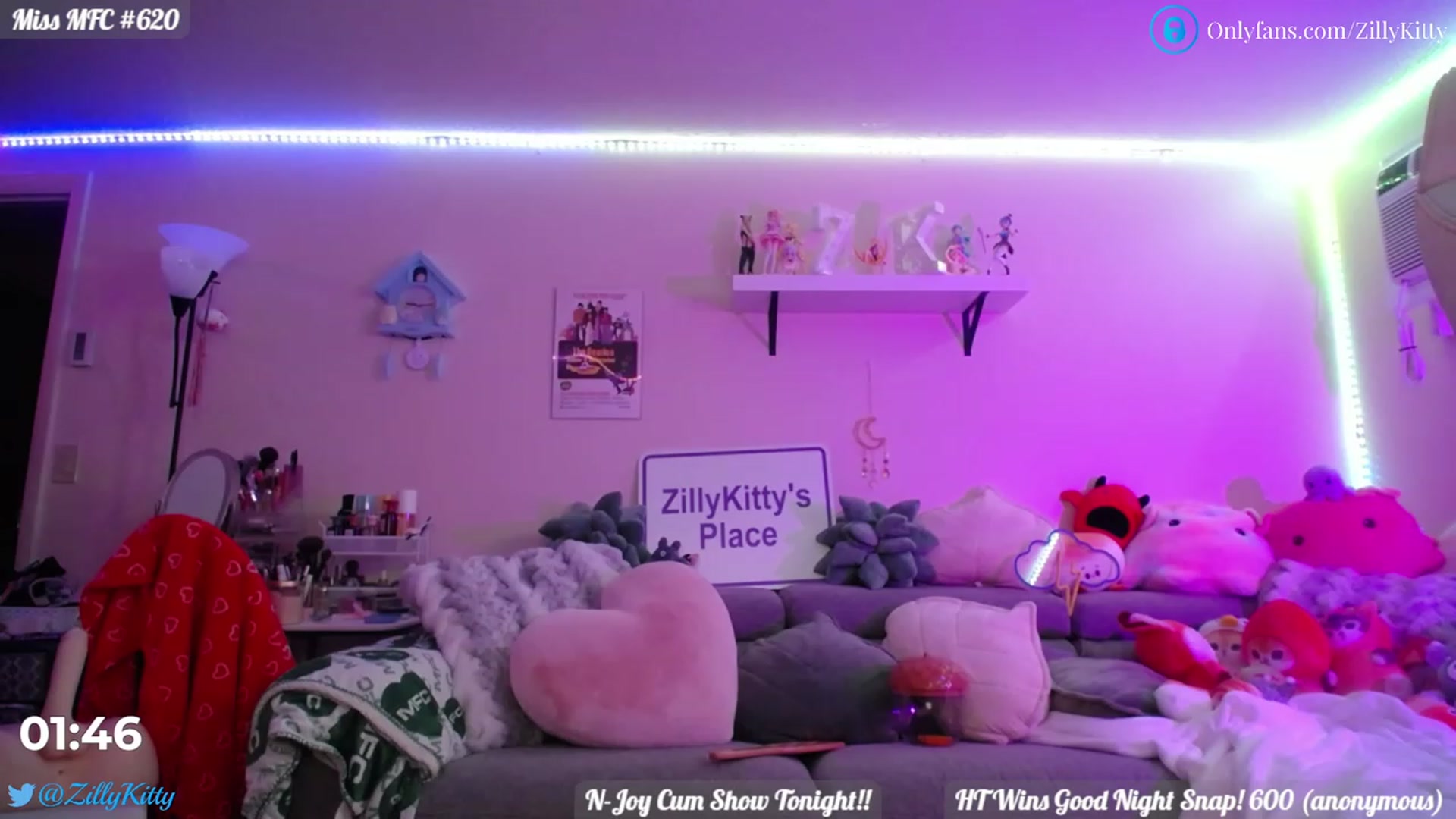 Gallery image thumbnail from ZillyKitty's myfreecams stream on, 04/16/2023, 02:26 image 18 of 20