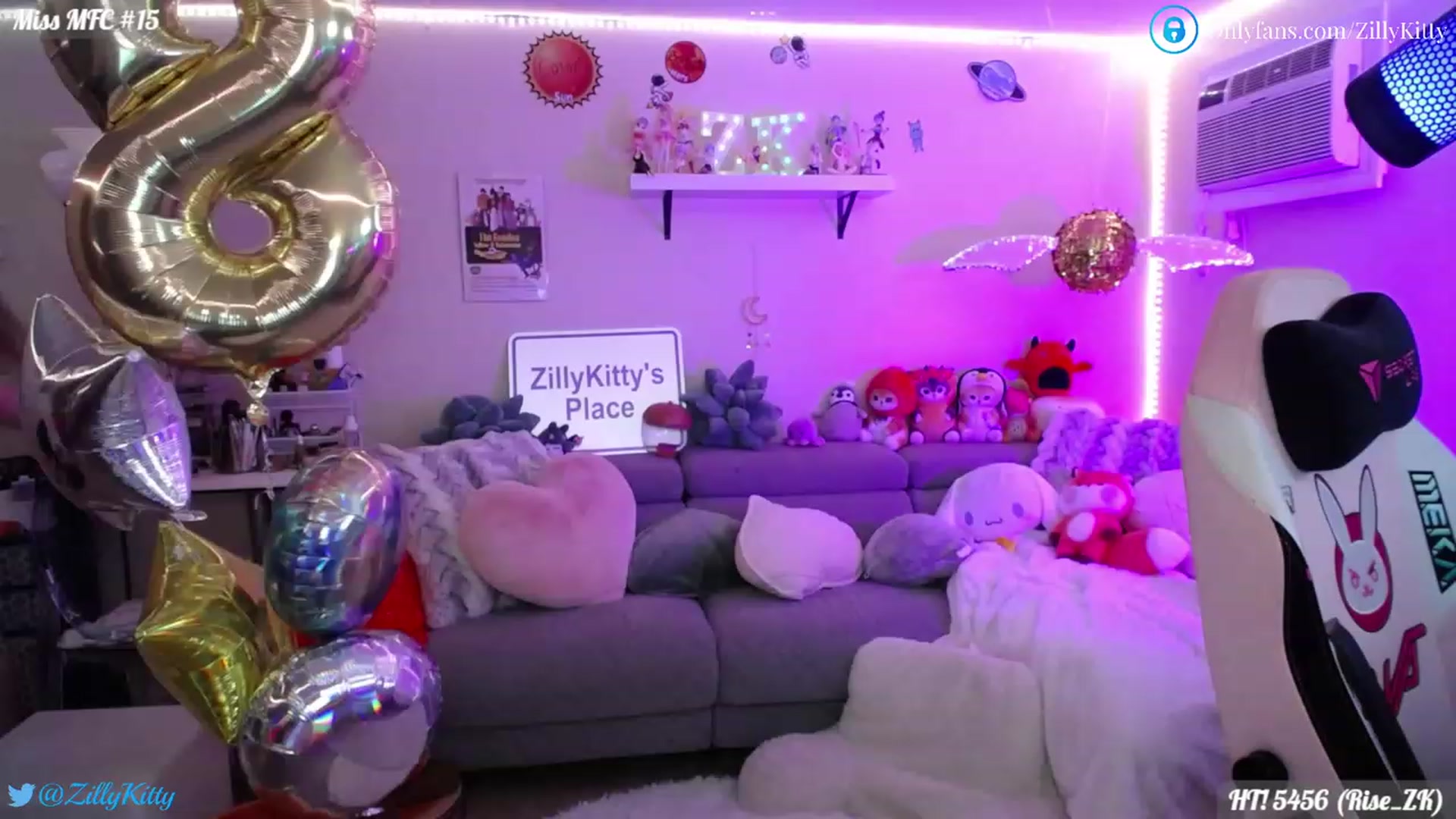 Gallery image thumbnail from ZillyKitty's myfreecams stream on, 07/01/2023, 20:41 image 9 of 20