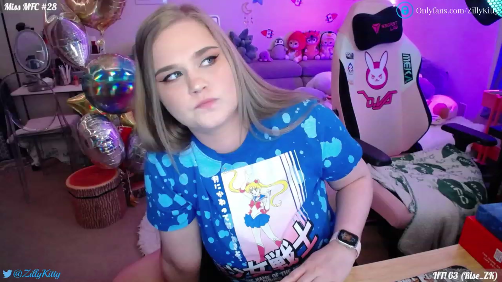 Gallery image thumbnail from ZillyKitty's myfreecams stream on, 07/02/2023, 19:32 image 1 of 20
